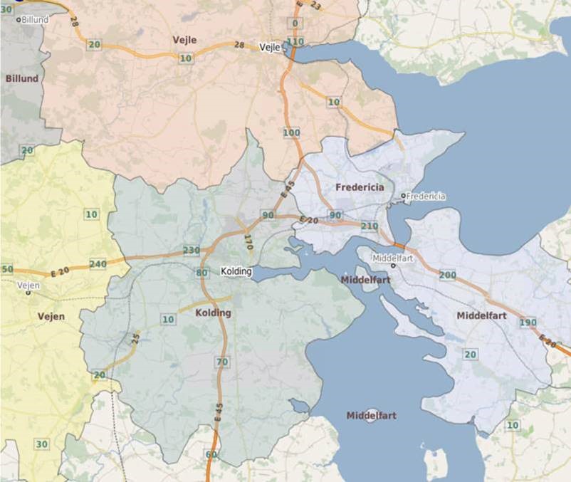 Innovative OSM map server with expanded database